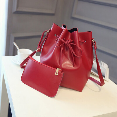 Tailored Women Ladies Girls Retro Solid Drawstring Handbag Shoulder Crossbody Bags