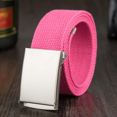 Fashion Men Women General Belts Canvas Unisex Candy Color Belt Solid Buckle Military Belts For Jeans Cowboy Pants 110--140cm
Fashion Men Women General Belts Canvas Unisex Candy Color Belt Solid Buckle Military Belts For Jeans Cowboy Pants 110--140cm