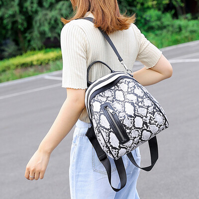 Tailored Fashion Womens Zipper Student Serpentine Shoulder Bag Messenger Bag Backpack
Tailored Fashion Womens Zipper Student Serpentine Shoulder Bag Messenger Bag Backpack