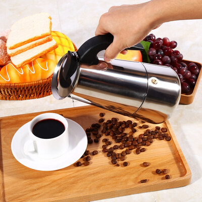 Espresso Coffee Maker100ml200ml300ml450ml Stainless Steel Moka Pot Espresso Coffee Maker Stove Home Office Use Coffee Maker
Espresso Coffee Maker100ml200ml300ml450ml Stainless Steel Moka Pot Espresso Coffee Maker Stove Home Office Use Coffee Maker