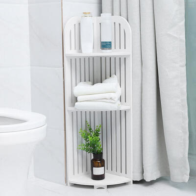 Greensen 3-Tier White Hollow Carved Bathroom Corner Shelf Storage Rack Free Standing
Greensen 3-Tier White Hollow Carved Bathroom Corner Shelf Storage Rack Free Standing