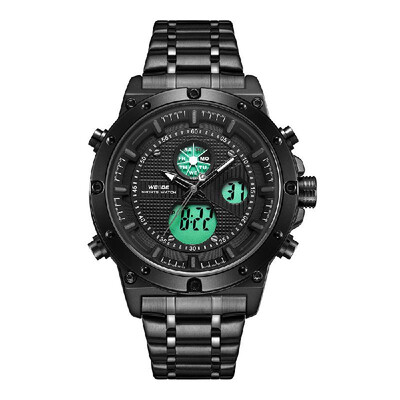 WEIDE WH6906 Dual Display Two Movement Quartz Digital Men Watch 3ATM Waterproof LCD Backlight Luminous Sport Dual Time Zone Auto D
WEIDE WH6906 Dual Display Two Movement Quartz Digital Men Watch 3ATM Waterproof LCD Backlight Luminous Sport Dual Time Zone Auto D