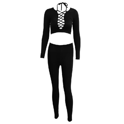 New Sexy Women Two-Piece Set Crop Top Plunging V-Neck Bandage Cutout High Waist Long Pants Stretchy Clubwear
New Sexy Women Two-Piece Set Crop Top Plunging V-Neck Bandage Cutout High Waist Long Pants Stretchy Clubwear