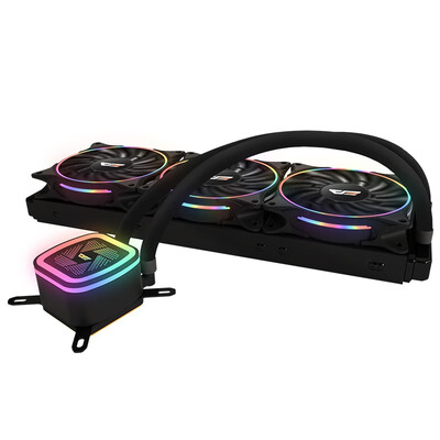 Aigo darkFlash DT360 360mm Water Liquid Cooling Cooler Radiator with 120mm LED Rainbow Lighting Case Fan CPU Cooler
Aigo darkFlash DT360 360mm Water Liquid Cooling Cooler Radiator with 120mm LED Rainbow Lighting Case Fan CPU Cooler