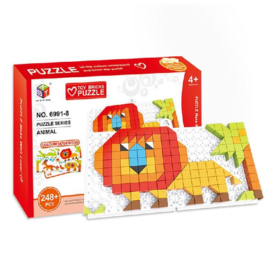 4 in 1 Bricks Puzzle Toy Building Blocks for Toddlers Educational Toys for Kids Terrestrial Animals Models Bricks Toys Gift for Ki
4 in 1 Bricks Puzzle Toy Building Blocks for Toddlers Educational Toys for Kids Terrestrial Animals Models Bricks Toys Gift for Ki