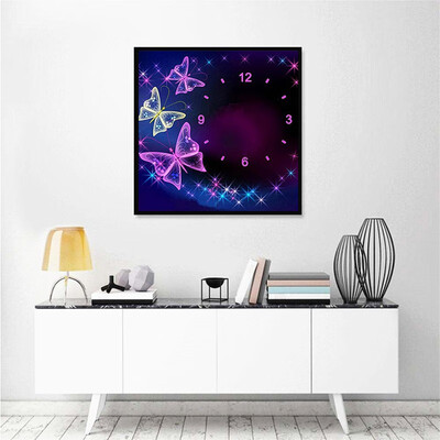 New Diamond Embroidery Butterfly 5D Diamond Painting With Square Rhinestones Wall Clock Diamond Mosaic Full
New Diamond Embroidery Butterfly 5D Diamond Painting With Square Rhinestones Wall Clock Diamond Mosaic Full