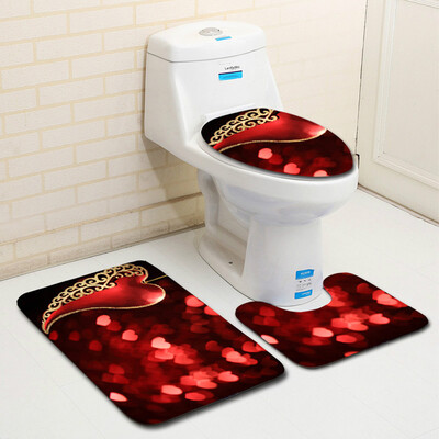 〖Follure〗3PCS Valentines Day Pattern Non Slip Toilet Seat Cover Rug Bathroom Set Decor
〖Follure〗3PCS Valentines Day Pattern Non Slip Toilet Seat Cover Rug Bathroom Set Decor