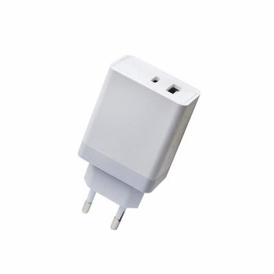 30W USB Type-C PD Dual Port Fast Power Charger With 5V USB Port American British Standard Interface
30W USB Type-C PD Dual Port Fast Power Charger With 5V USB Port American British Standard Interface