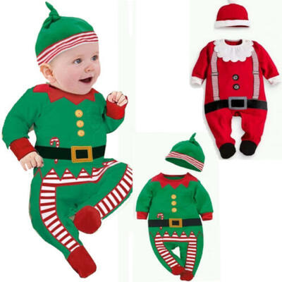 Christmas Newborn Baby Boys Girl Xmas Clothes Romper Bodysuit Hat Outfit Costume 
Christmas Newborn Baby Boys Girl Xmas Clothes Romper Bodysuit Hat Outfit Costume