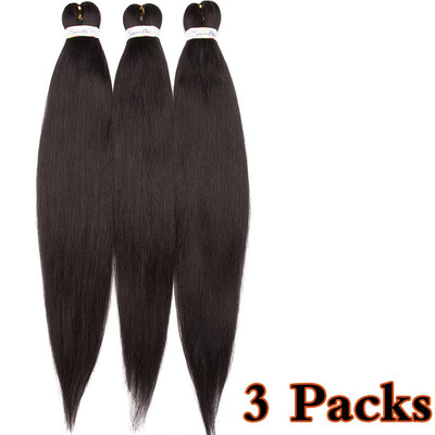 3 Packs Pre-stretched Braiding Hair Professional Itch Free Synthetic Fiber Corchet Braids Yaki Texture Hair Extensions EZ Braid
3 Packs Pre-stretched Braiding Hair Professional Itch Free Synthetic Fiber Corchet Braids Yaki Texture Hair Extensions EZ Braid