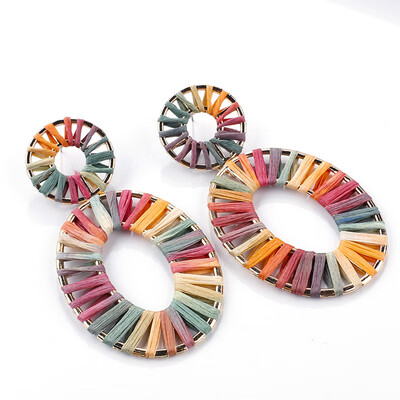 Flashbuy Handmade Rattan Boho Style Drop Dangle Earrings For Women Vintage Geometry Rafite Earring Wholesale Earrings Jewelry
Flashbuy Handmade Rattan Boho Style Drop Dangle Earrings For Women Vintage Geometry Rafite Earring Wholesale Earrings Jewelry