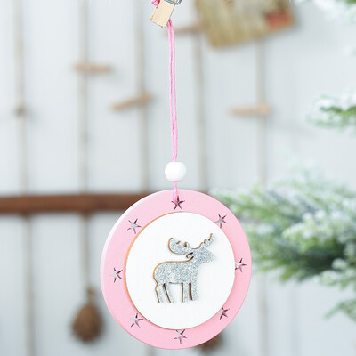1Pcs New Christmas Decoration Pink Angle Elk Wooden Star Hanging Pendant Creative Christmas Tree Ornaments Hanging Gifts 
1Pcs New Christmas Decoration Pink Angle Elk Wooden Star Hanging Pendant Creative Christmas Tree Ornaments Hanging Gifts
