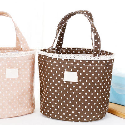 Greensen Portable Dot Pattern Lunch Bag Lunch Box Storage Bag for School Outdoor Picnic
Greensen Portable Dot Pattern Lunch Bag Lunch Box Storage Bag for School Outdoor Picnic