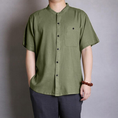 Toponeto Mens Baggy Cotton Linen Solid Button Short Sleeve Retro T Shirts Tops Blouse
Toponeto Mens Baggy Cotton Linen Solid Button Short Sleeve Retro T Shirts Tops Blouse