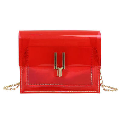Women Shoulder Bag Laser Transparent PVC Crossbody Summer Messenger Bags