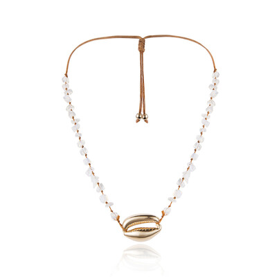 Fashion White Natural Cowrie Big Shell Choker Necklace for Women Pendant Stone bead Necklace Statement Collier Gold Jewelry
Fashion White Natural Cowrie Big Shell Choker Necklace for Women Pendant Stone bead Necklace Statement Collier Gold Jewelry