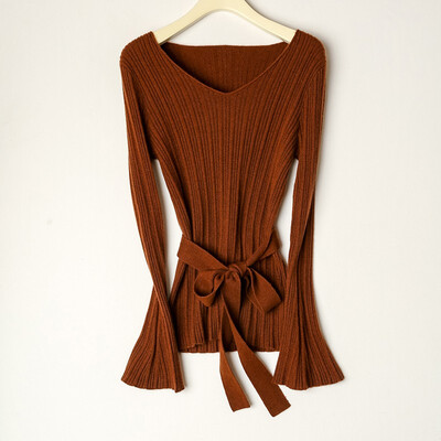 Card&Geese cashmere sweater ladies v-neck autumn&winter pure color pure cashmere belt belt 10537
Card&Geese cashmere sweater ladies v-neck autumn&winter pure color pure cashmere belt belt 10537