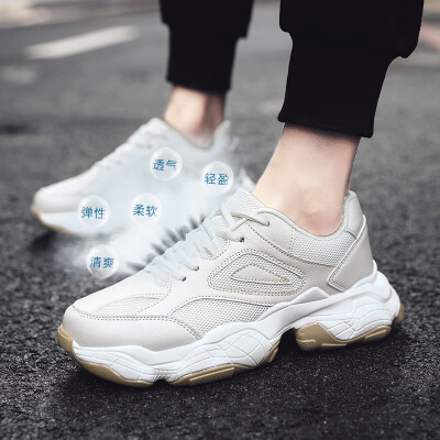 Mens shoes breathable street beat old shoes mens shoes sports casual running tide shoes white shoes
Mens shoes breathable street beat old shoes mens shoes sports casual running tide shoes white shoes