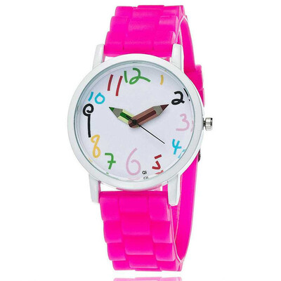 Fashion paint quartz watch explosion models silicone pencil watch white oil shell childrens watch
Fashion paint quartz watch explosion models silicone pencil watch white oil shell childrens watch