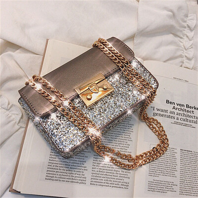 Ins super fire sequin bag female 2019 new Korean version of the wild single shoulder slung fashion chain lock small square bag
Ins super fire sequin bag female 2019 new Korean version of the wild single shoulder slung fashion chain lock small square bag