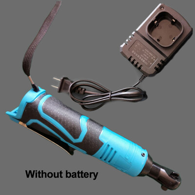 28V 60Nm 38 Right Angle Cordless Electric Ratchet Wrench With Charger 90°