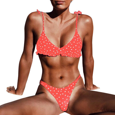 Roseonmyhand Women Sexy Dot Printed Ruffles Bikini Push-Up Padded Swimwear Swimsuit Beachwear
Roseonmyhand Women Sexy Dot Printed Ruffles Bikini Push-Up Padded Swimwear Swimsuit Beachwear