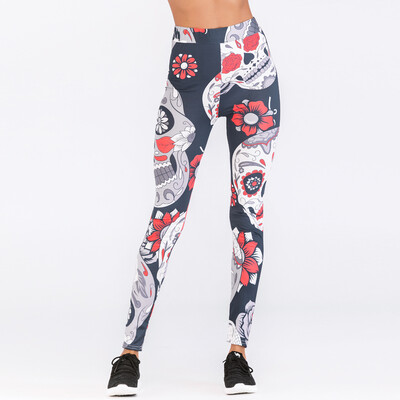 Sexy Women Yoga Sports Leggings Floral Skull Head Diamond Print High Waist Workout Running Skinny Slim Fitness Pants
Sexy Women Yoga Sports Leggings Floral Skull Head Diamond Print High Waist Workout Running Skinny Slim Fitness Pants