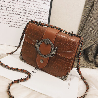 Ins super fire bag female 2019 new wave Korean version of the fashion crocodile pattern wild chain shoulder slung small square bag
Ins super fire bag female 2019 new wave Korean version of the fashion crocodile pattern wild chain shoulder slung small square bag