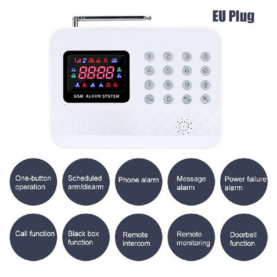 GSM Alarm System with Digital LCD Display Wire-less Home Security System with Remote Control
GSM Alarm System with Digital LCD Display Wire-less Home Security System with Remote Control