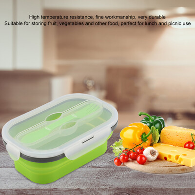 Greensen Silicone Lunch Picnic Food Fruit Box with Fork Fold-able Telescopic Stretchable Container
Greensen Silicone Lunch Picnic Food Fruit Box with Fork Fold-able Telescopic Stretchable Container