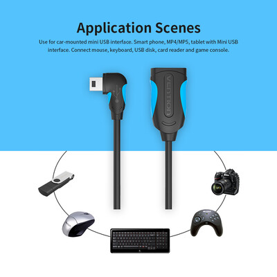 VENTION Mini USB OTG Cable mini USB Interface OTG Adapter for Mouse Keyboard Flash Driver 025m98in Black
VENTION Mini USB OTG Cable mini USB Interface OTG Adapter for Mouse Keyboard Flash Driver 025m98in Black