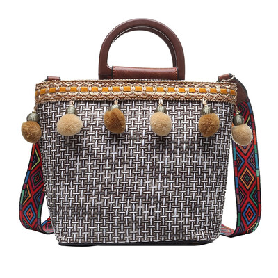 Tailored Women Ladies Retro Straw Weave National Handbag Totes Shoulder Crossbody Bags
Tailored Women Ladies Retro Straw Weave National Handbag Totes Shoulder Crossbody Bags