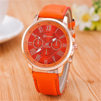Explosion watches Geneva fake three-eye belt fashion womens Roman scale womens watch
Explosion watches Geneva fake three-eye belt fashion womens Roman scale womens watch