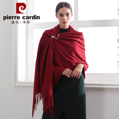 Pierre Cardin wool solid color ladies scarf shawl dual-use winter thick fashion Christmas gift warm tassel casual wild bib female Jing with gift box D21TM5340 deep red
Pierre Cardin wool solid color ladies scarf shawl dual-use winter thick fashion Christmas gift warm tassel casual wild bib female Jing with gift box D21TM5340 deep red