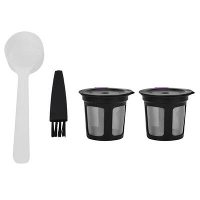 Greensen 2 Pcs Home Reusable Coffee Capsules Pod Filter K Cups With Spoon Brush for Keurig
Greensen 2 Pcs Home Reusable Coffee Capsules Pod Filter K Cups With Spoon Brush for Keurig