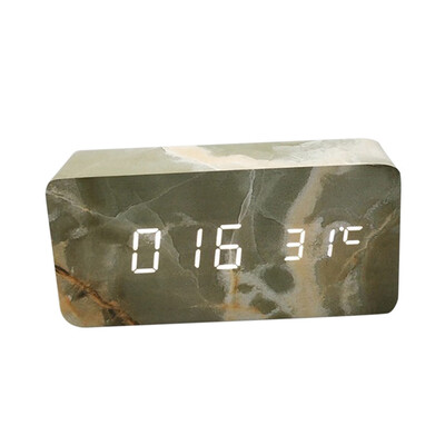 Gobestart Voice Control Calendar Thermometer Wooden LED Digital Alarm Clock USBAAA
Gobestart Voice Control Calendar Thermometer Wooden LED Digital Alarm Clock USBAAA