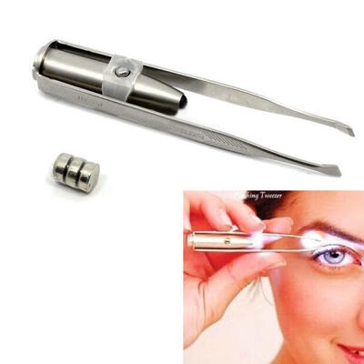 Beauty Handy Make Up Led Light Eyelash Eyebrow Removal Tweezers Holder Clip Tool
Beauty Handy Make Up Led Light Eyelash Eyebrow Removal Tweezers Holder Clip Tool
