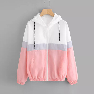 Roseonmyhand Women Long Sleeve Patchwork Thin Skinsuits Hooded Zipper Pockets Sport Coat
Roseonmyhand Women Long Sleeve Patchwork Thin Skinsuits Hooded Zipper Pockets Sport Coat