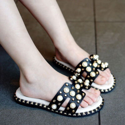 New Children Pearl Beading Embellished Decorative Home Soft Slippers Summer Outdoor Beach Sandals Slippers
New Children Pearl Beading Embellished Decorative Home Soft Slippers Summer Outdoor Beach Sandals Slippers