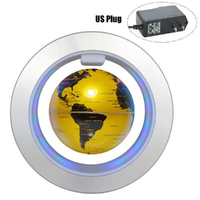 Magnetic-Levitation Floating Globe 4" with LEDs Light Levitating World Map Globe for Home Office Desk Decoration Children Educatio
Magnetic-Levitation Floating Globe 4" with LEDs Light Levitating World Map Globe for Home Office Desk Decoration Children Educatio