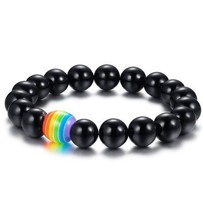 Rainbow Relationship Bracelets Lava Rock Stone White Turquoise Gemstone Beads Distance Bracelet For Couples
Rainbow Relationship Bracelets Lava Rock Stone White Turquoise Gemstone Beads Distance Bracelet For Couples