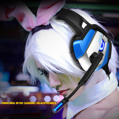 ONIKUMA Gaming Headset 35mm Stereo Headphones USB LED w Omni-directional Microphone Volume Control for PS4 XBOX One Computer Lap
ONIKUMA Gaming Headset 35mm Stereo Headphones USB LED w Omni-directional Microphone Volume Control for PS4 XBOX One Computer Lap