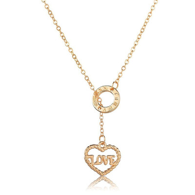 Women Trendy Gold Heart Pendant Necklace Hallow Heart Design Necklace For Women Handmade Wedding Jewelry Necklace Though Circle
Women Trendy Gold Heart Pendant Necklace Hallow Heart Design Necklace For Women Handmade Wedding Jewelry Necklace Though Circle