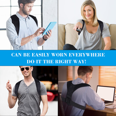 Back Posture Corrector Brace Perfect for WomensMens & Teens Improve your posture with Best Elastic Posture Shoulder Back brace
Back Posture Corrector Brace Perfect for WomensMens & Teens Improve your posture with Best Elastic Posture Shoulder Back brace