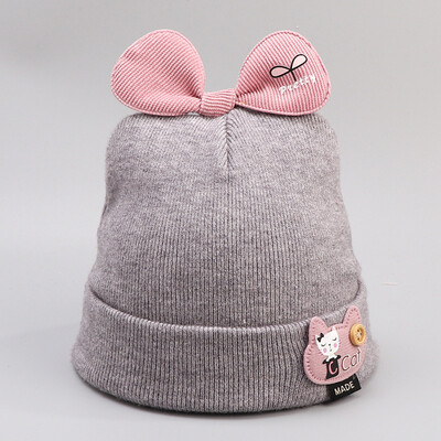 Dongyun new autumn&winter childrens knitting pure cotton bow cartoon button cap
Dongyun new autumn&winter childrens knitting pure cotton bow cartoon button cap