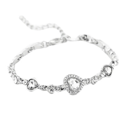 New Hottest Womens Ladies Crystal Rhinestone Bangle Ocean Blue Bracelet Chain Heart Jewelry
New Hottest Womens Ladies Crystal Rhinestone Bangle Ocean Blue Bracelet Chain Heart Jewelry