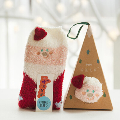 Christmas Gift 3D Design Fluffy Coral Velvety Thick Warm Socks For Women Towel Sleeping High Quality Sox Socks With Box
Christmas Gift 3D Design Fluffy Coral Velvety Thick Warm Socks For Women Towel Sleeping High Quality Sox Socks With Box