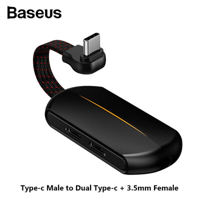 Baseus L49 3-in-1 Type-c to Dual Type-c 35mm HUB Adapter for Huawei Type-C interface phone with 18W fast charge
Baseus L49 3-in-1 Type-c to Dual Type-c 35mm HUB Adapter for Huawei Type-C interface phone with 18W fast charge