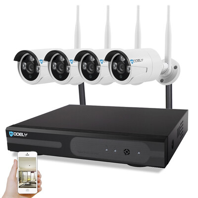 4CH NVR 720P 4 IP Wireless Outdoor CCTV IR Night Vision Camera Home Security System
4CH NVR 720P 4 IP Wireless Outdoor CCTV IR Night Vision Camera Home Security System