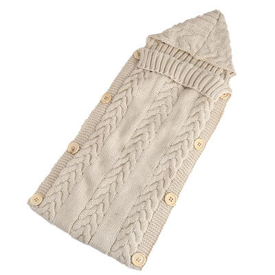 Cute Baby Knitted Sleeping Bag Infant Swaddle Wrap Newborn Stroller Blanket
Cute Baby Knitted Sleeping Bag Infant Swaddle Wrap Newborn Stroller Blanket